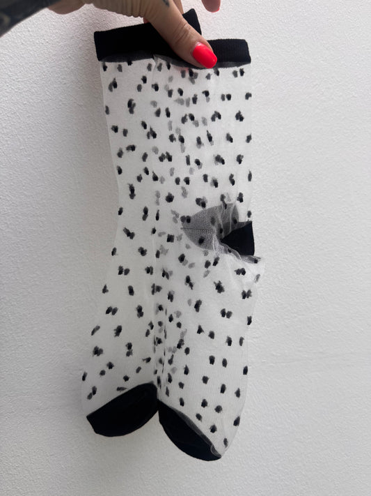 Socken // MESH LITTLE DOTS