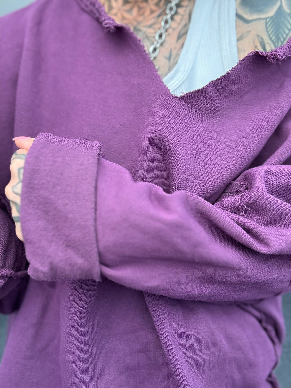 Sweater // GRUNGE PURPLE