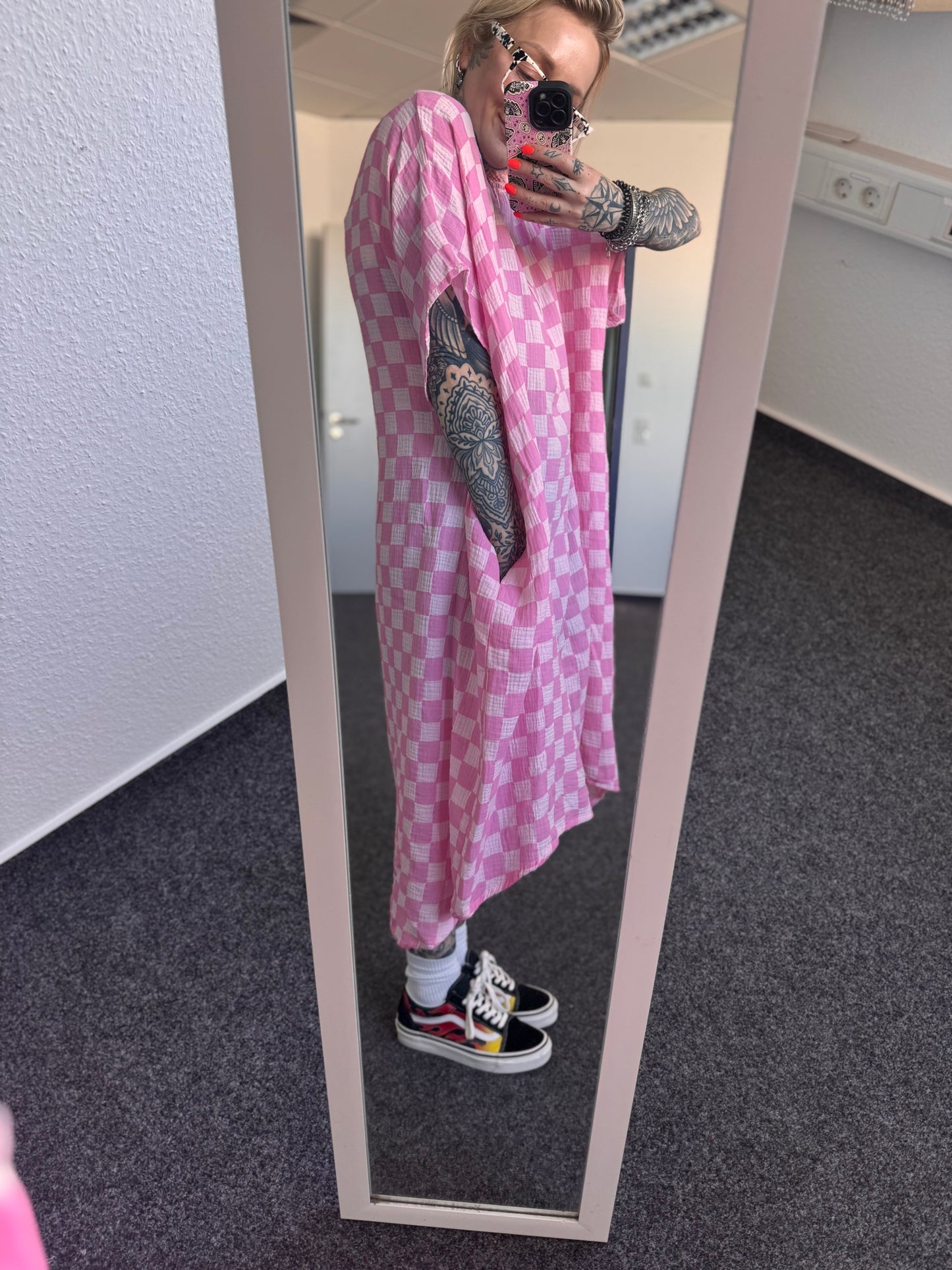 Musselinkleid  // SCHACH ROSA