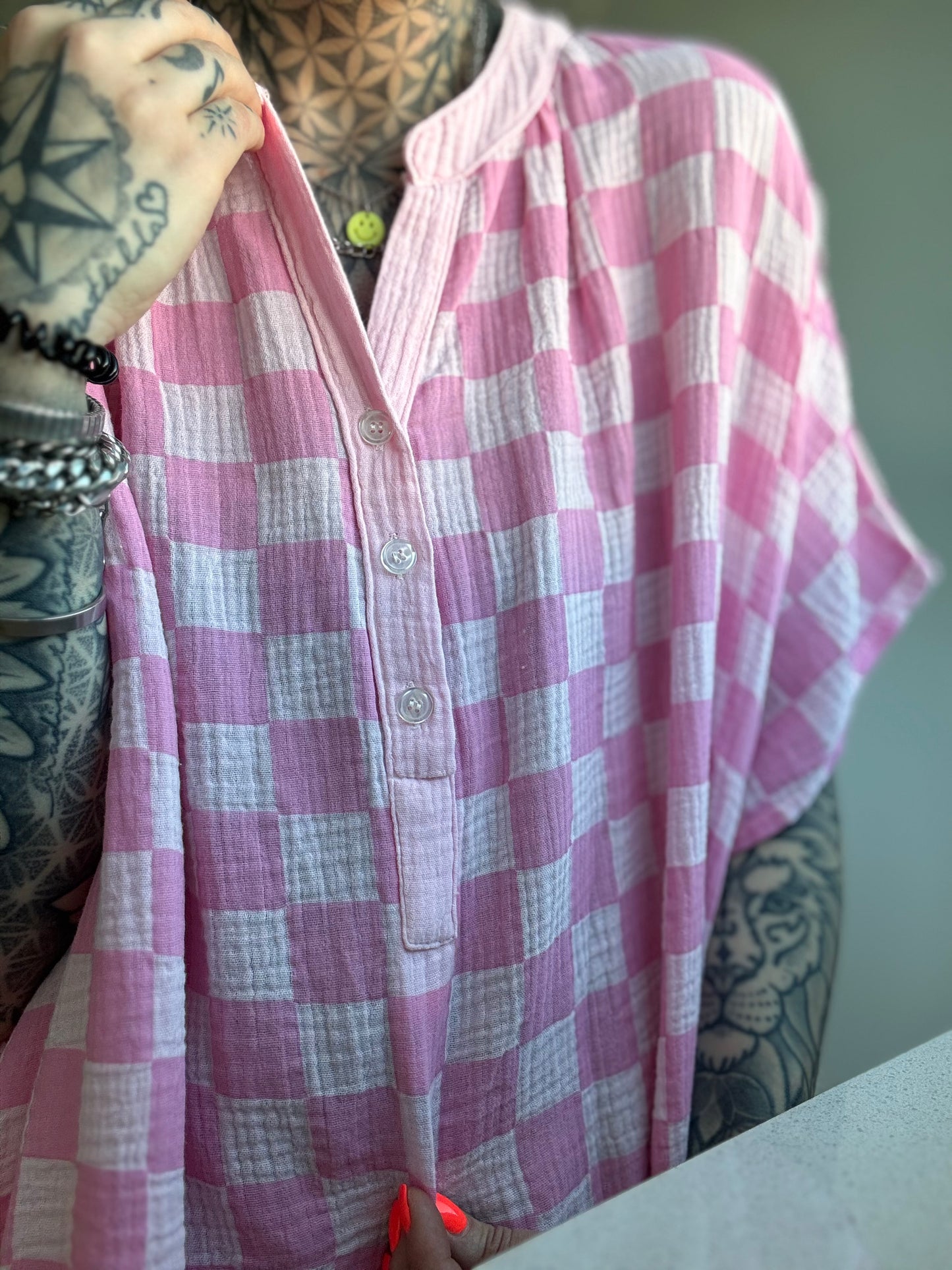 Musselinkleid  // SCHACH ROSA