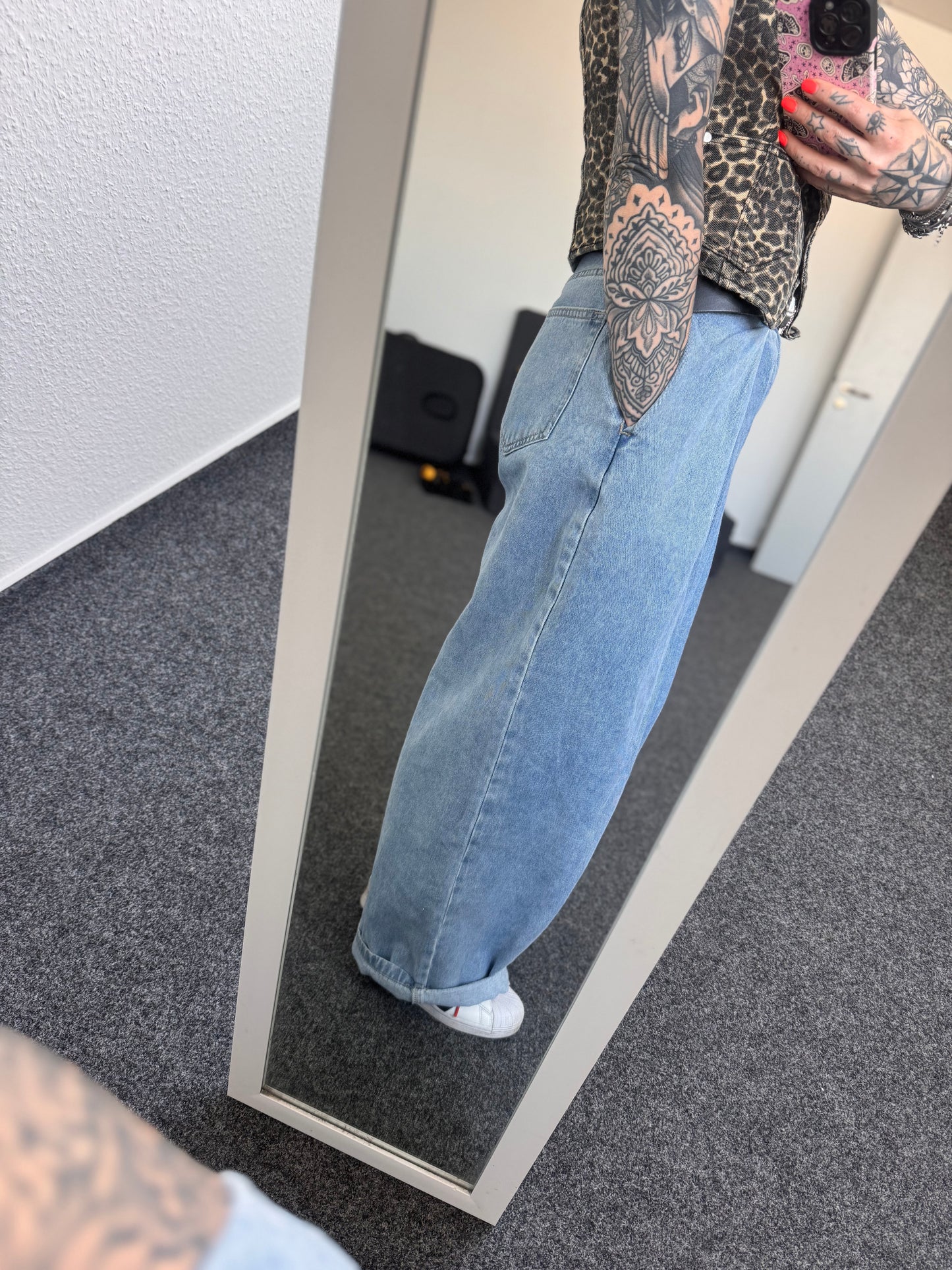 Baggy Hose // BLUE WASHED