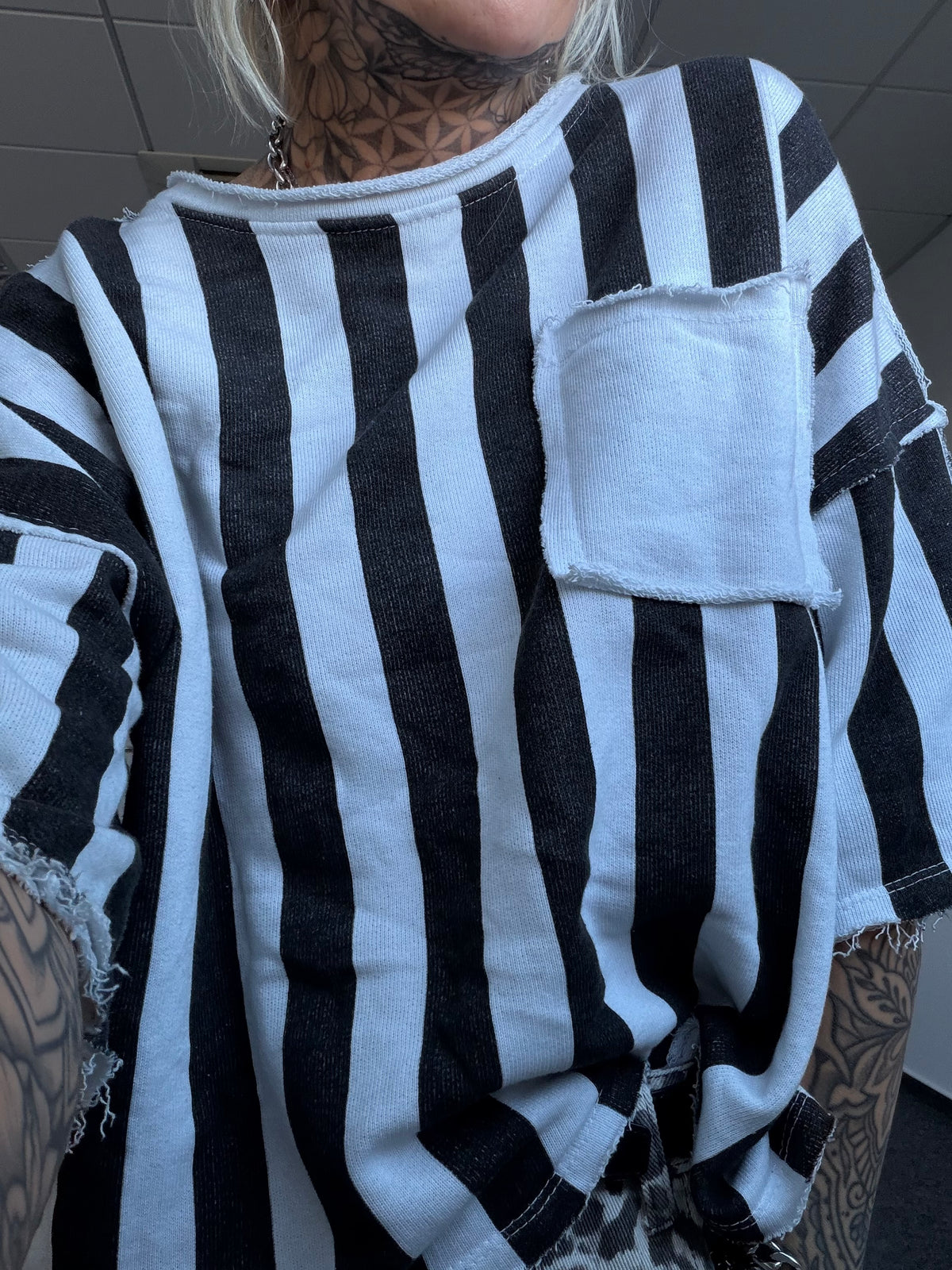 Sweater kurzarm // KOKOS KONFEKT USED LOOK