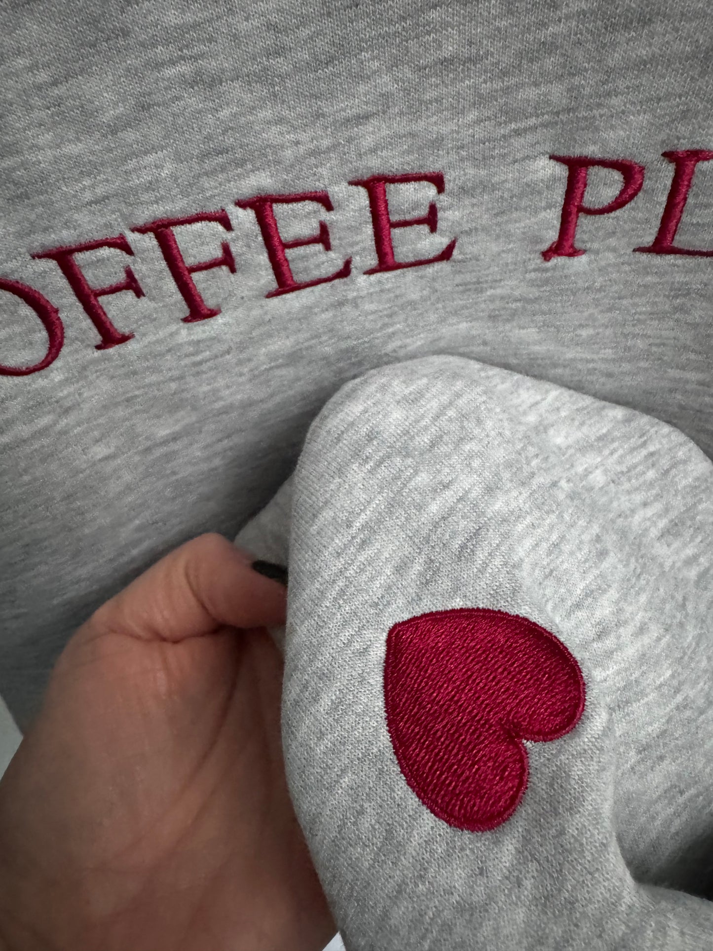 SWEATER // COFFEE PLS GREY
