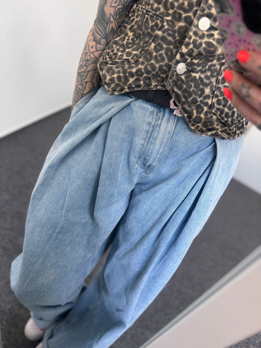 Baggy Hose // BLUE WASHED