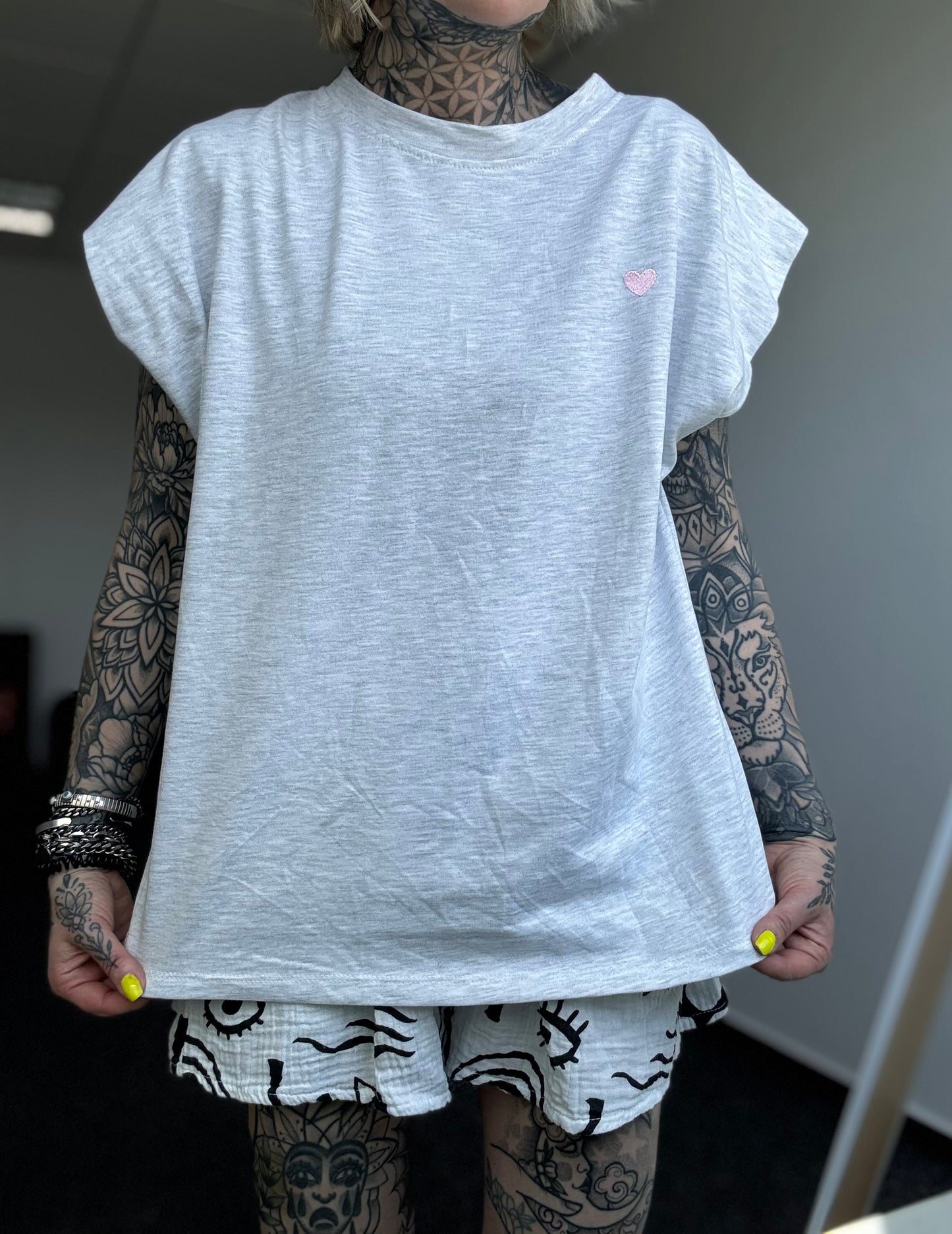 Basic Oversize Shirt // LIGHT GREY