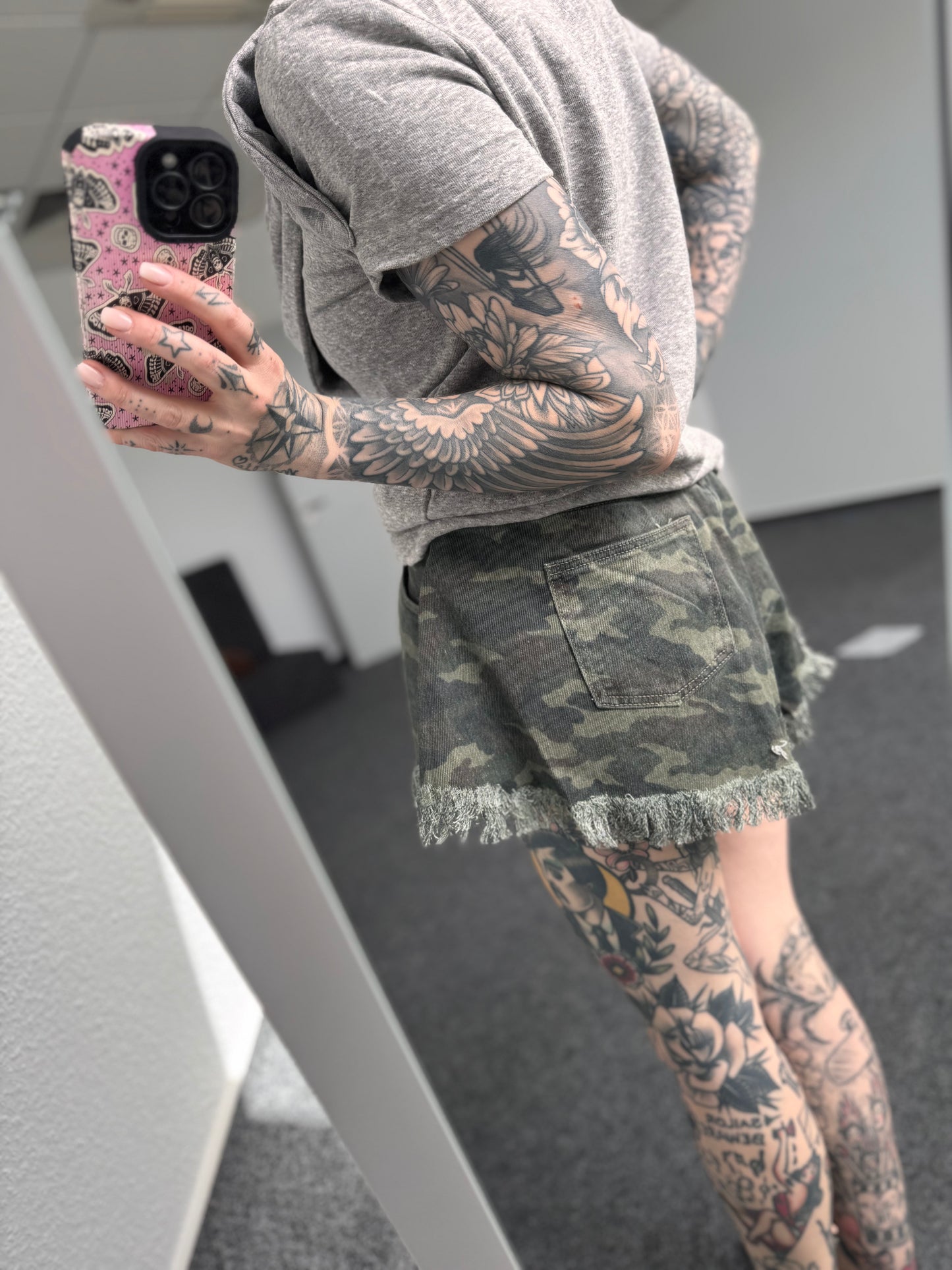 Jeans Shorts // CAMOUFLAGE