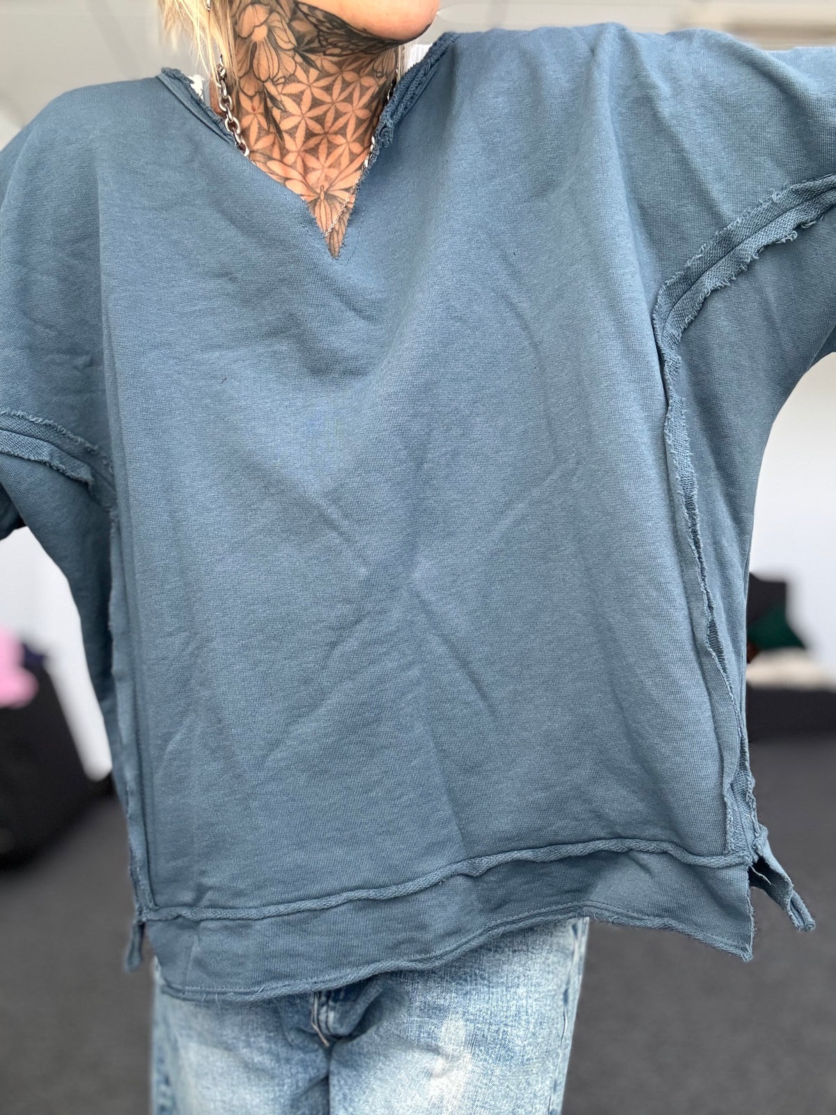 Sweater // GRUNGE BLAU
