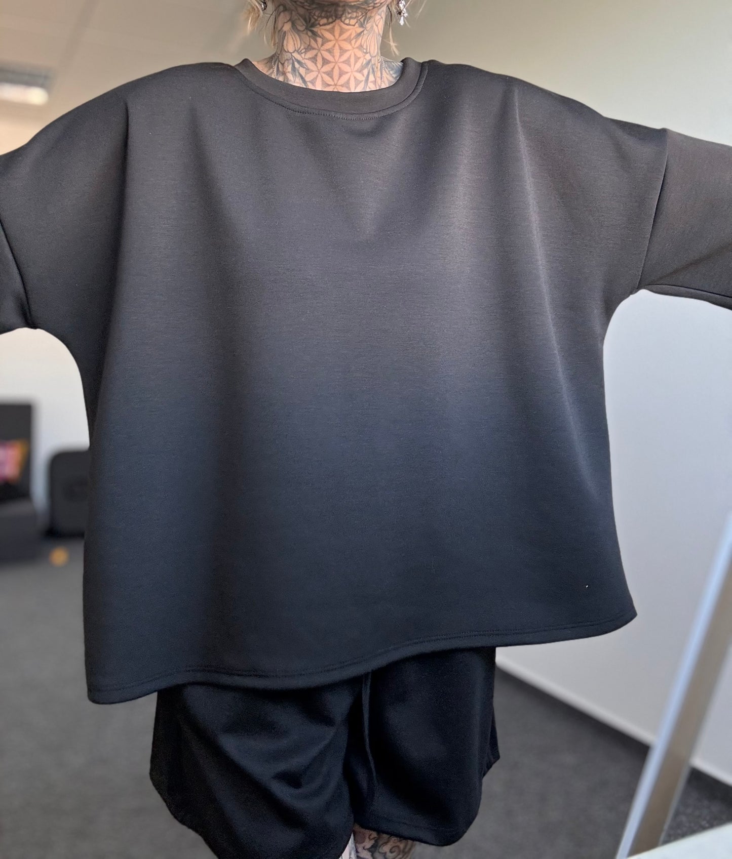 Set // OVERSIZE SCHWARZ