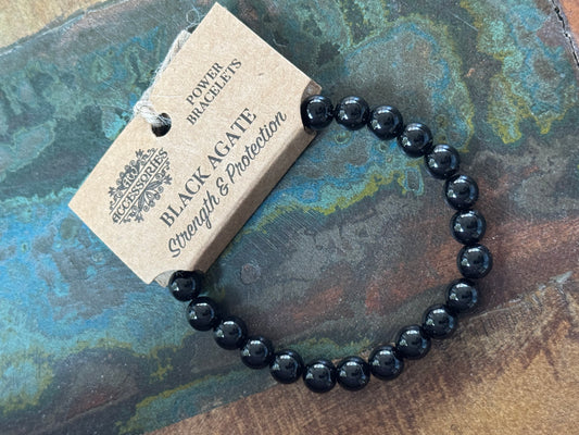 Armband // BLACK AGATE