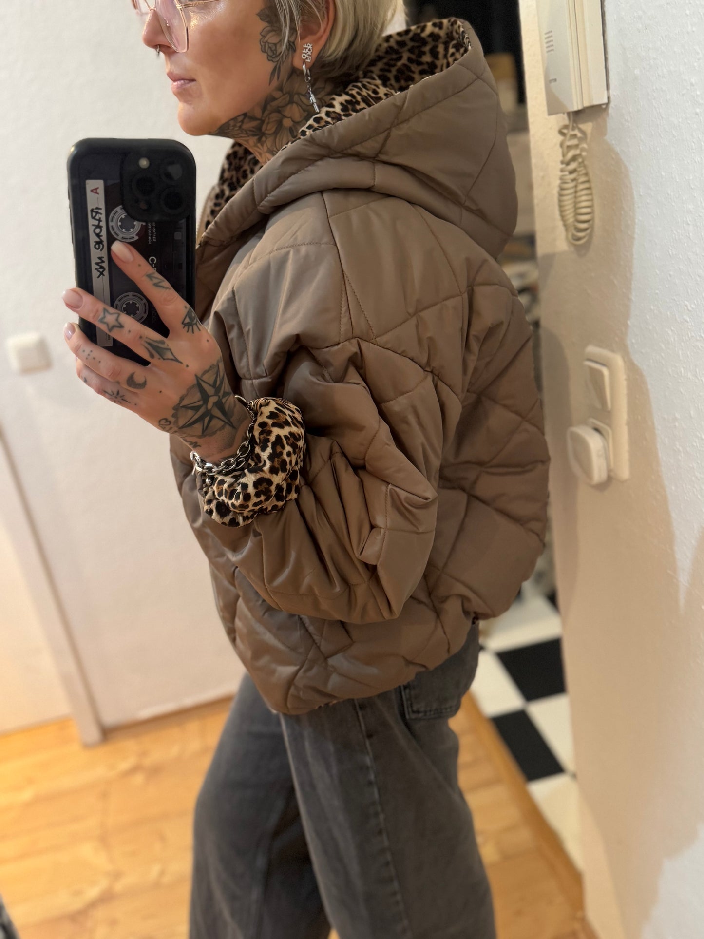 Oversize Wendejacke // DOUBLE TROUBLE