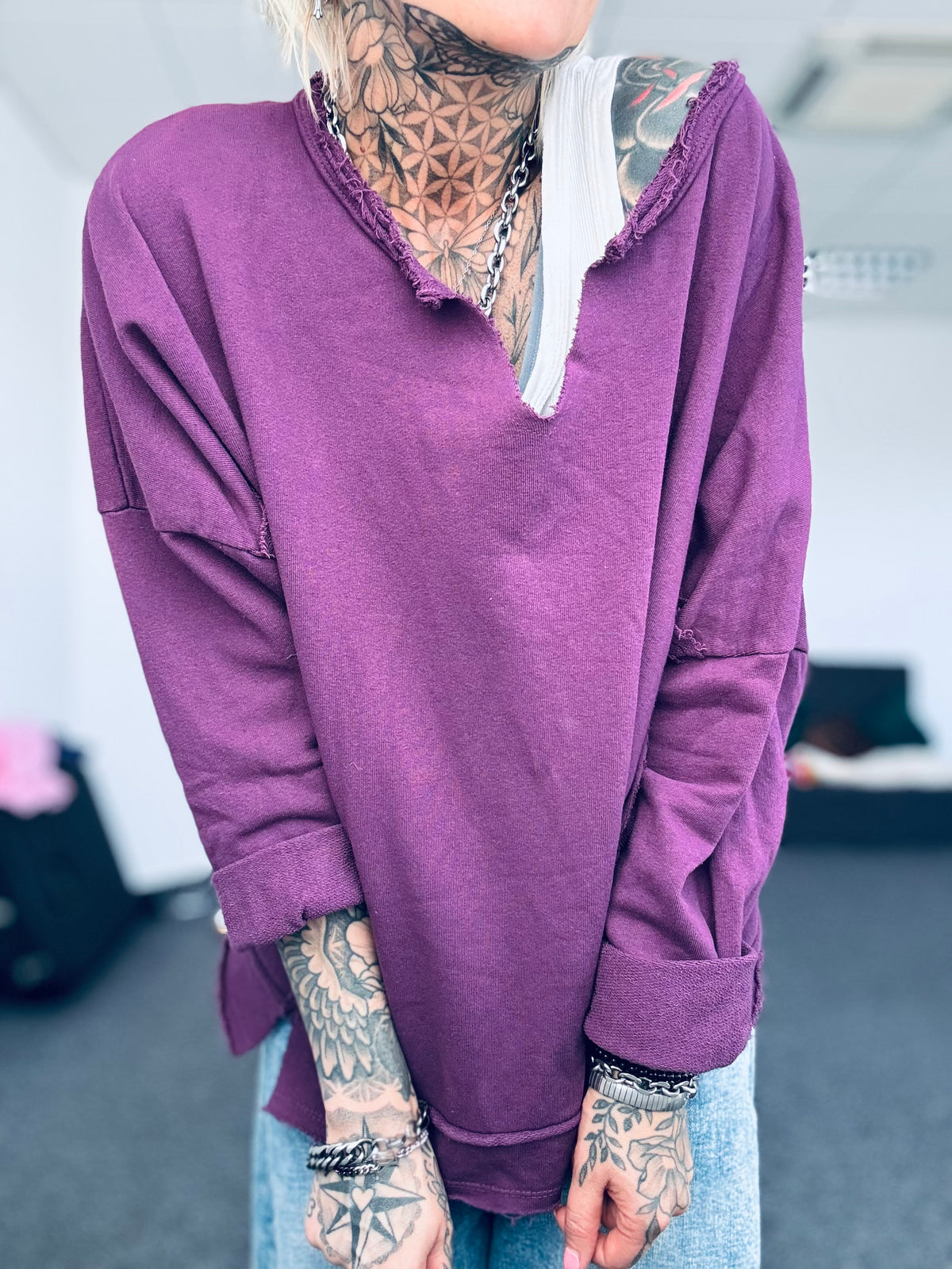 Sweater // GRUNGE PURPLE