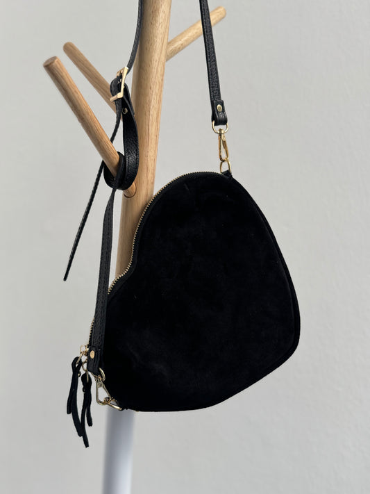 Crossbody Bag // HEART BLACK