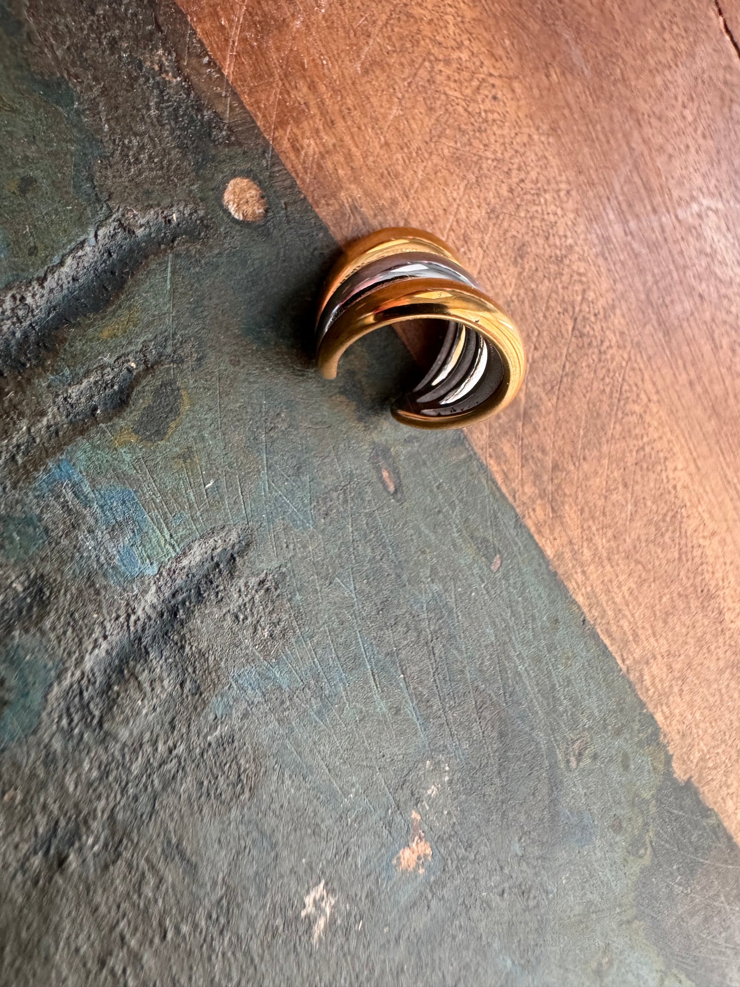 Earcuff // TRIO GOLD SILVER
