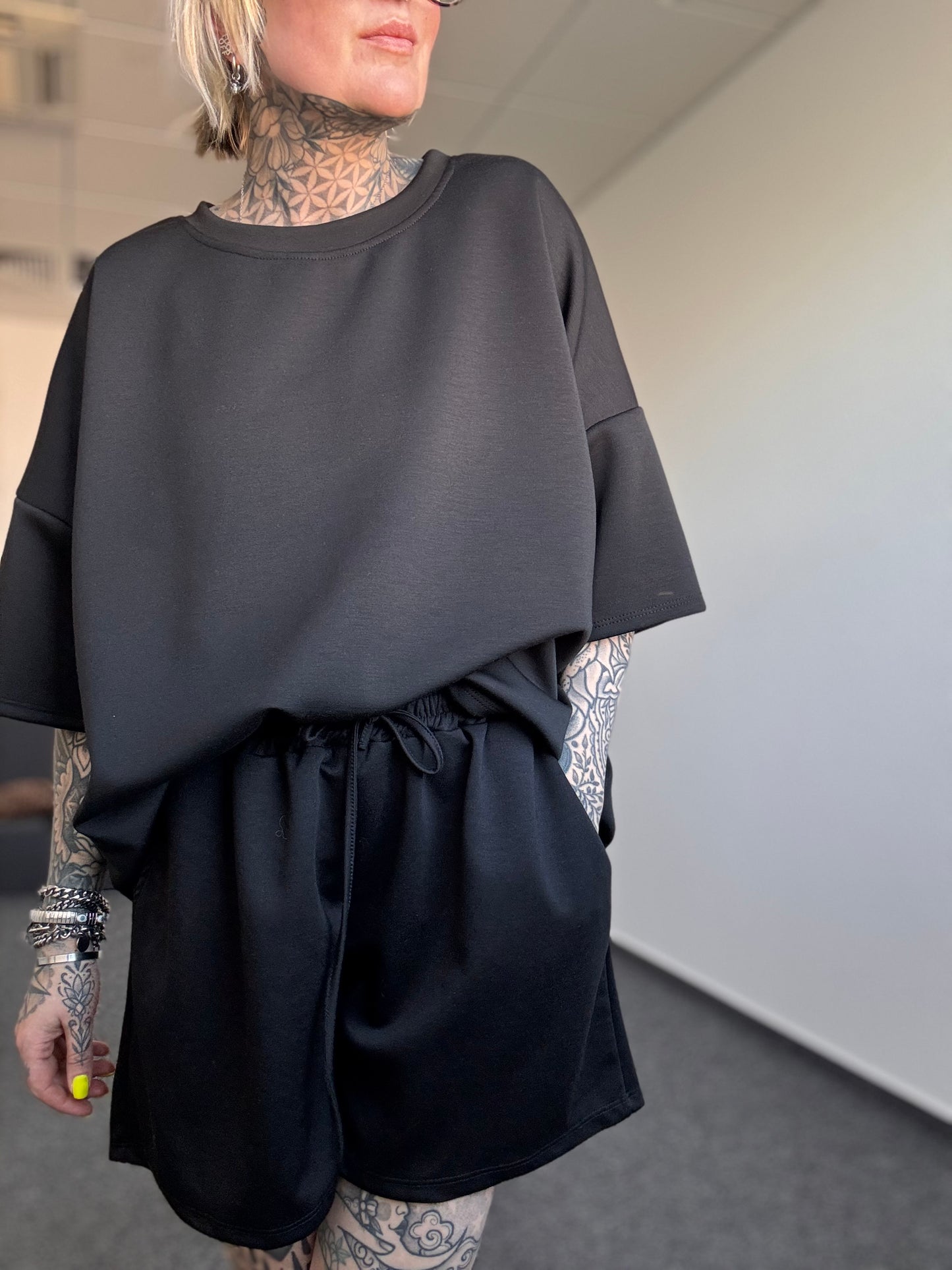 Set // OVERSIZE SCHWARZ