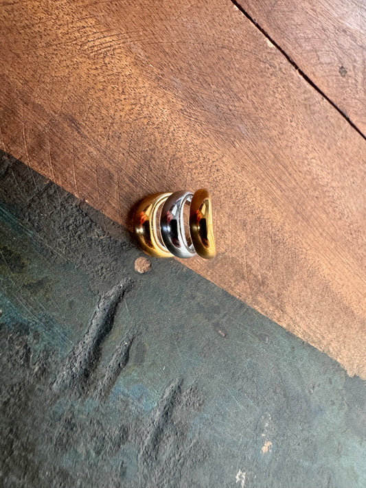 Earcuff // TRIO GOLD SILVER