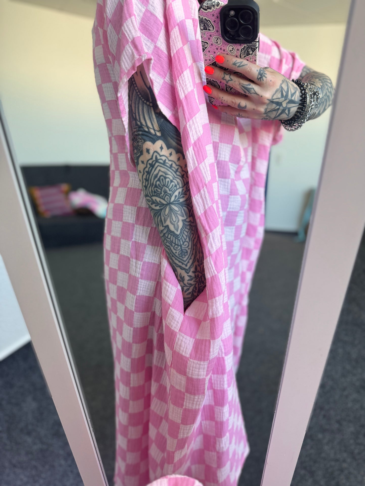 Musselinkleid  // SCHACH ROSA