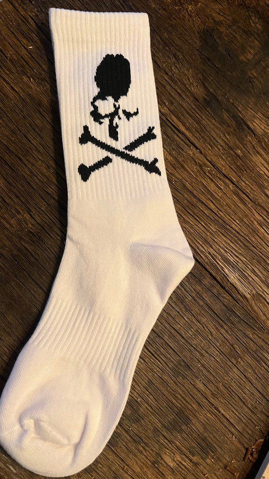 Socken // SKULL WHITE Gr 37-43