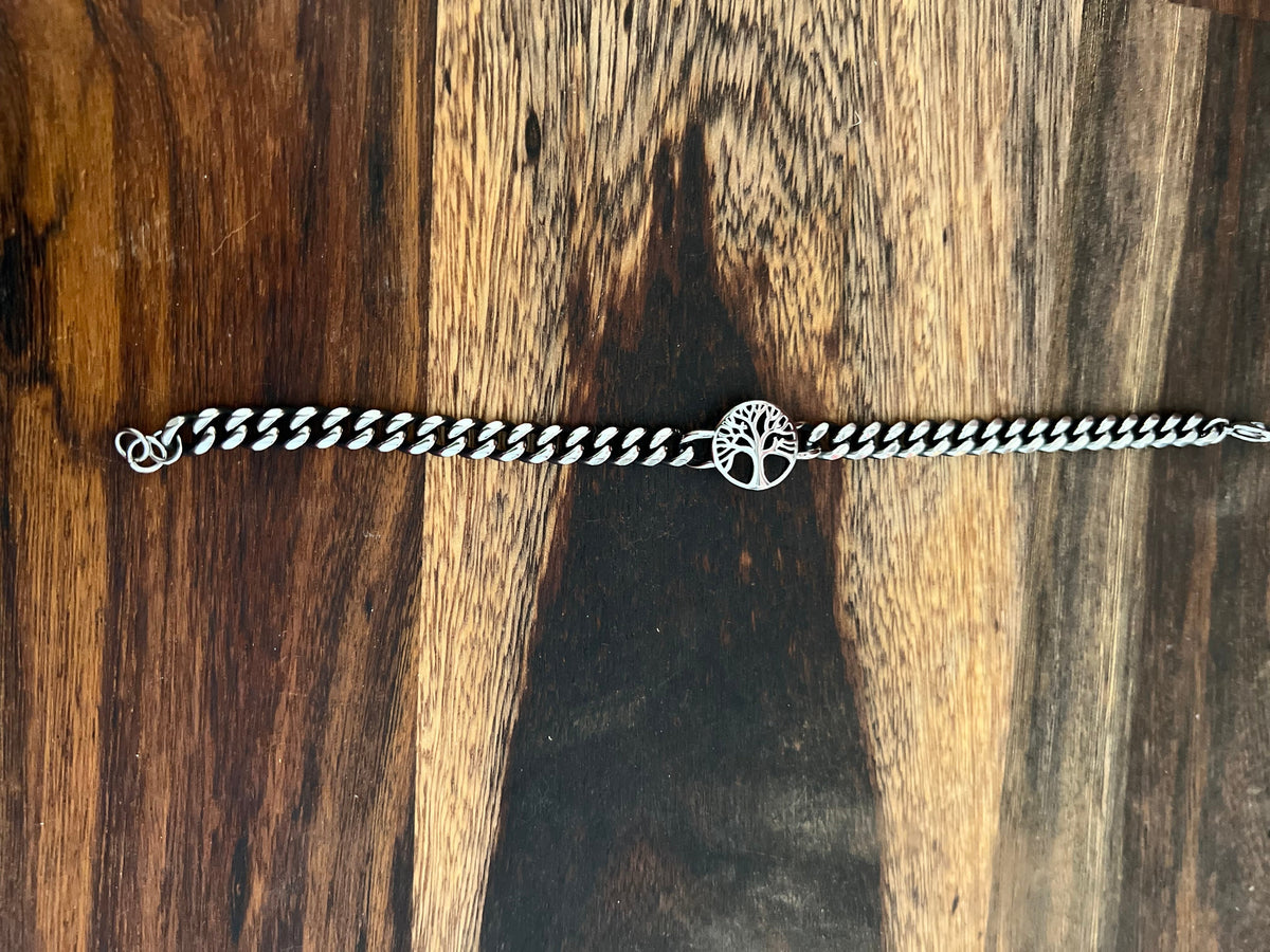 Armband // BLACK SILVER EDITION LEBENSBAUM