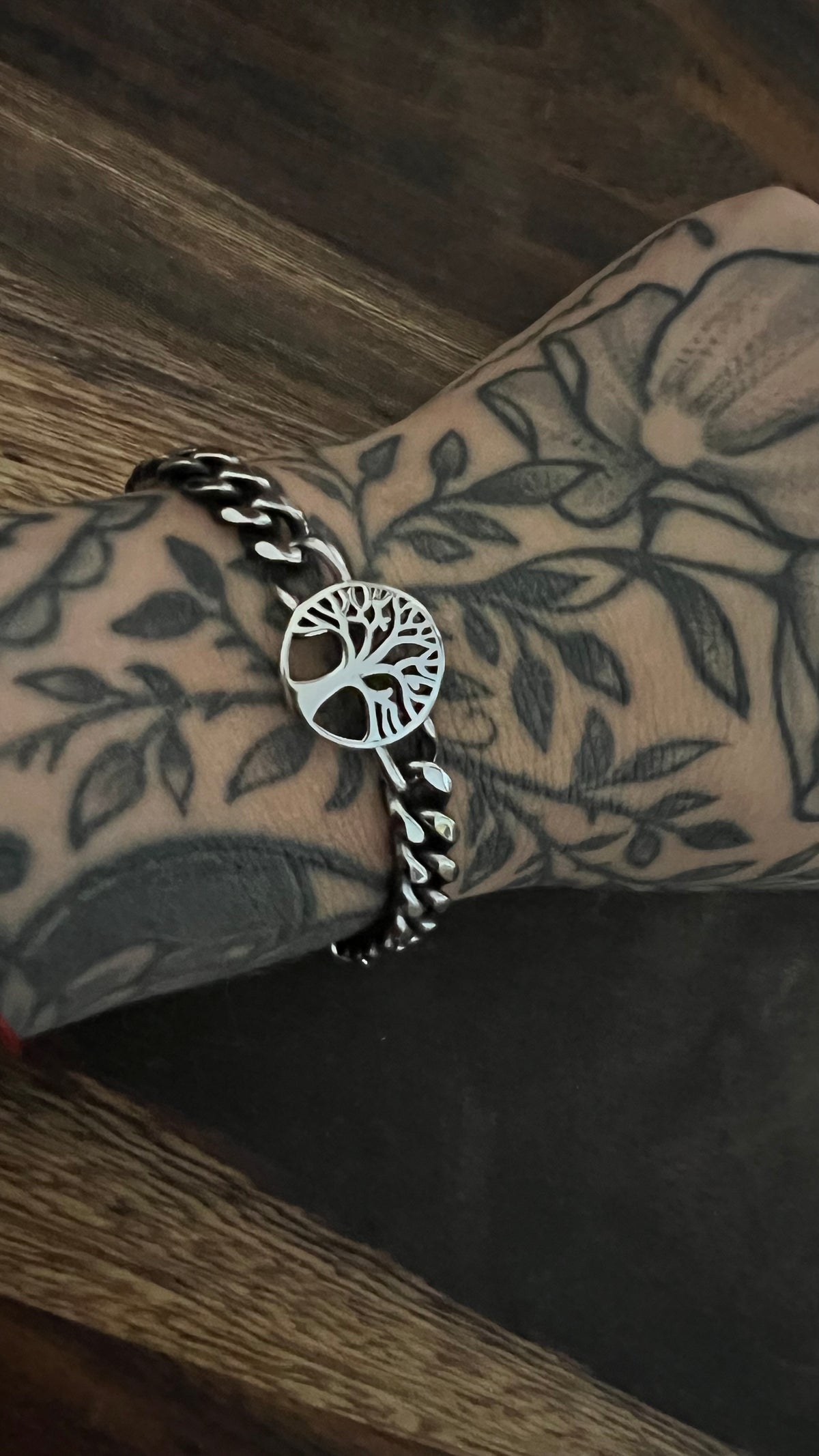 Armband // BLACK SILVER EDITION LEBENSBAUM