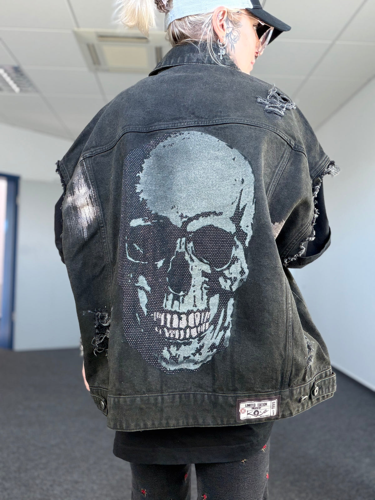 Jeansweste Oversize // SKULL