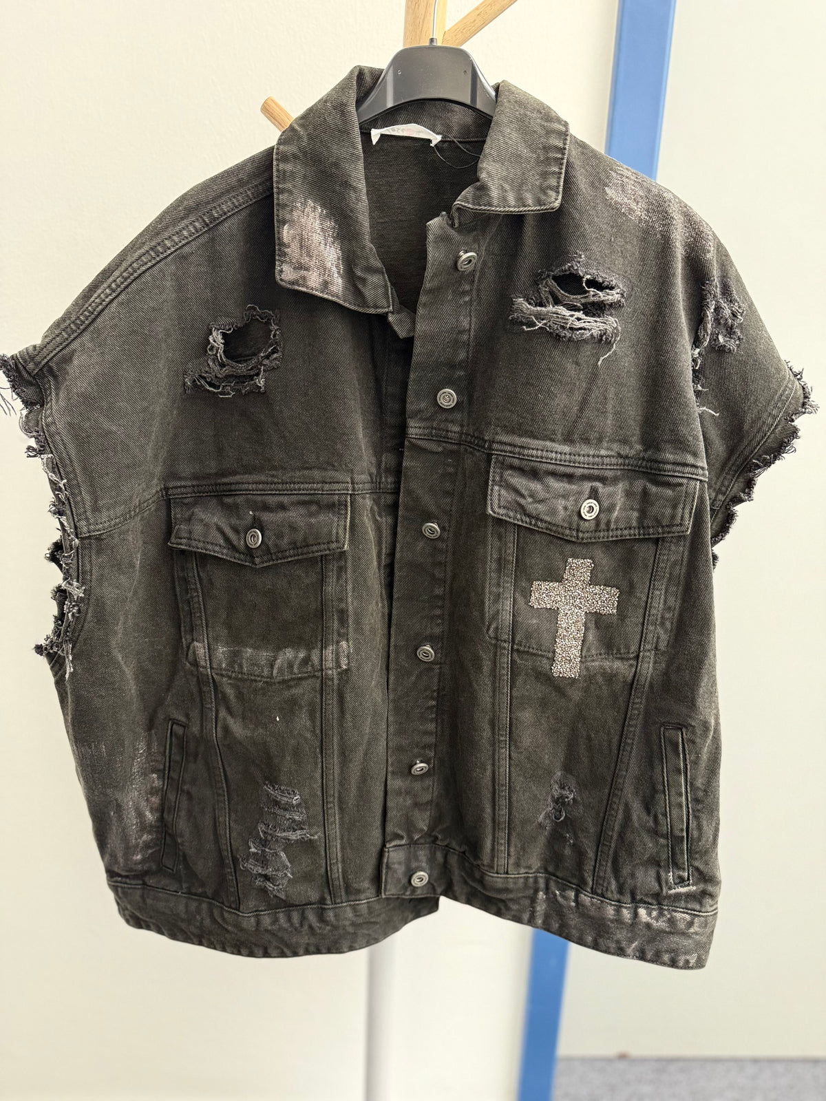 Jeansweste Oversize // SKULL