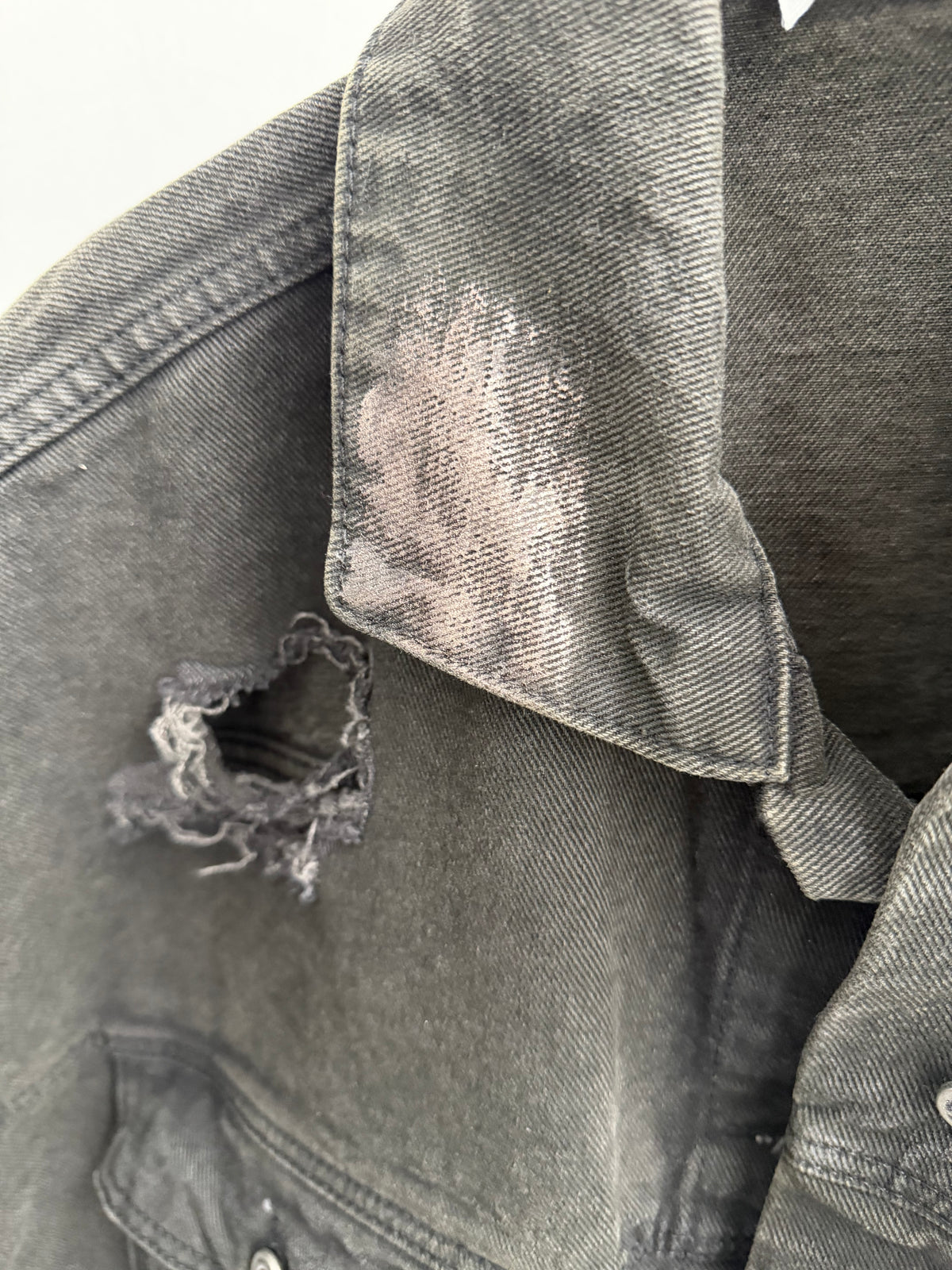 Jeansweste Oversize // SKULL