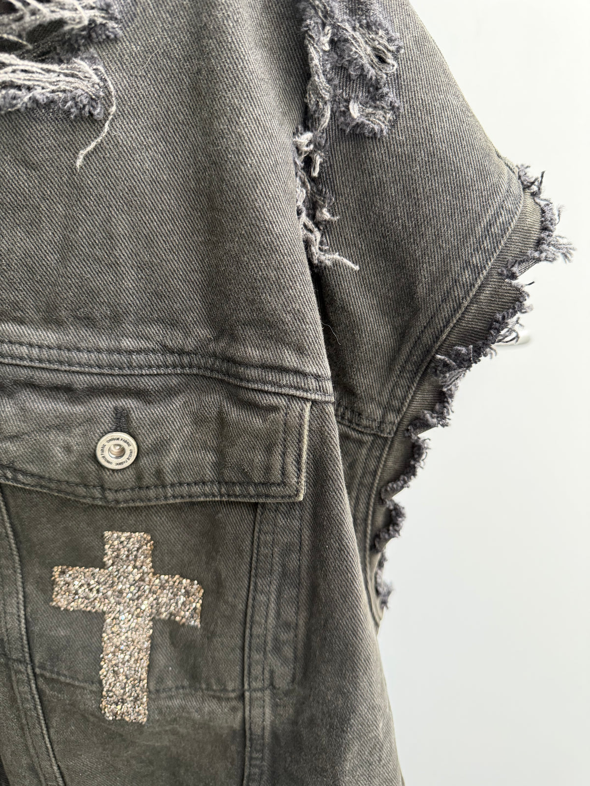 Jeansweste Oversize // SKULL