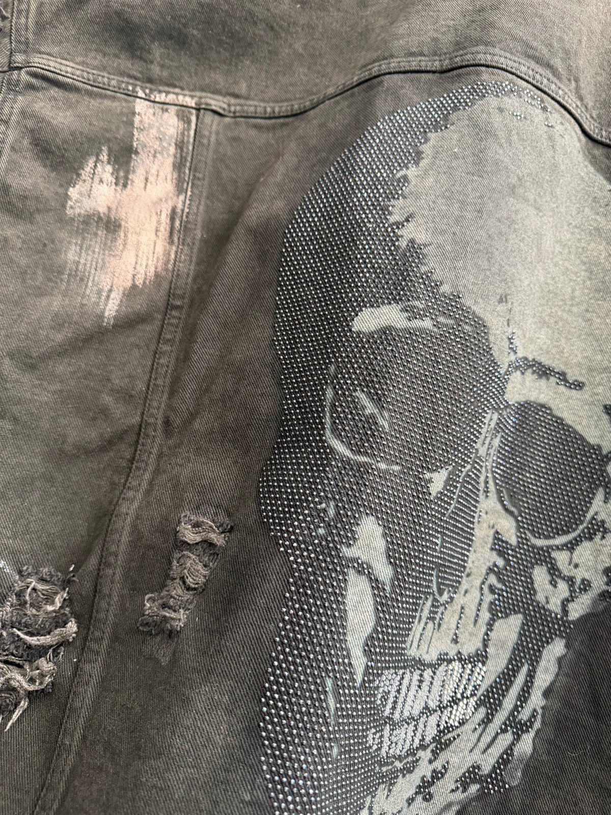 Jeansweste Oversize // SKULL