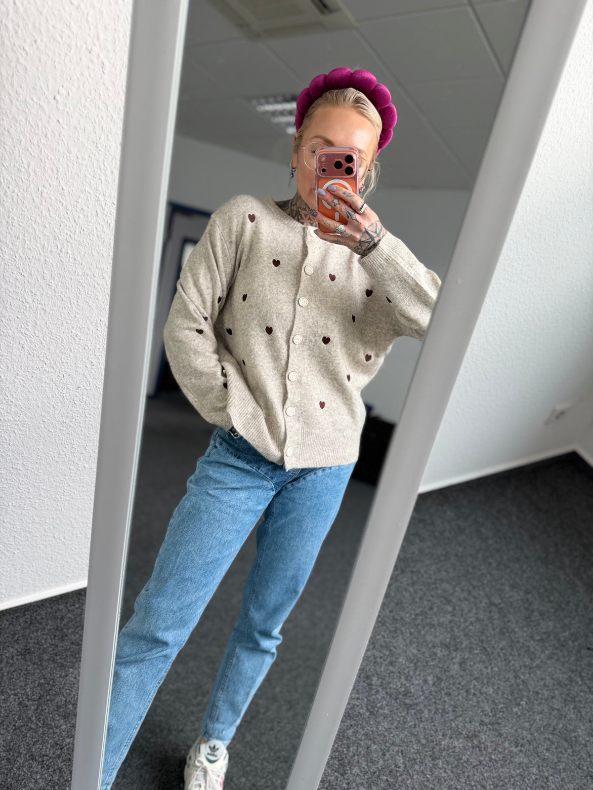 Strickjacke  // HERZCHEN